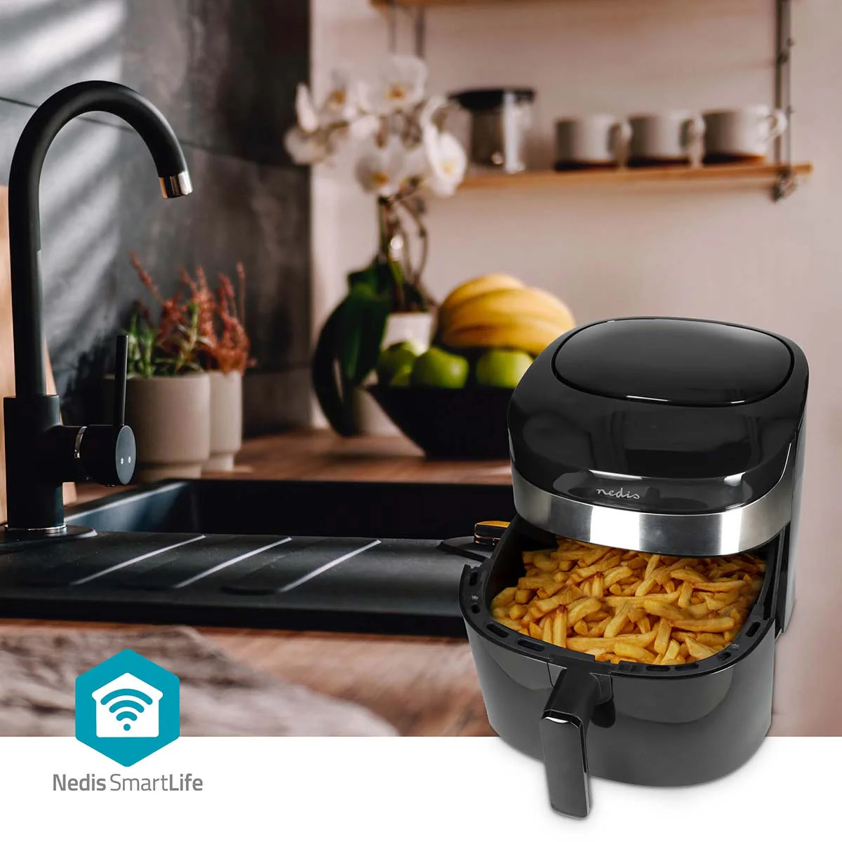 SmartLife Heteluchtfriteuse Wi-Fi - 7,2l - Tijdschakelaar: 1u - Image 9