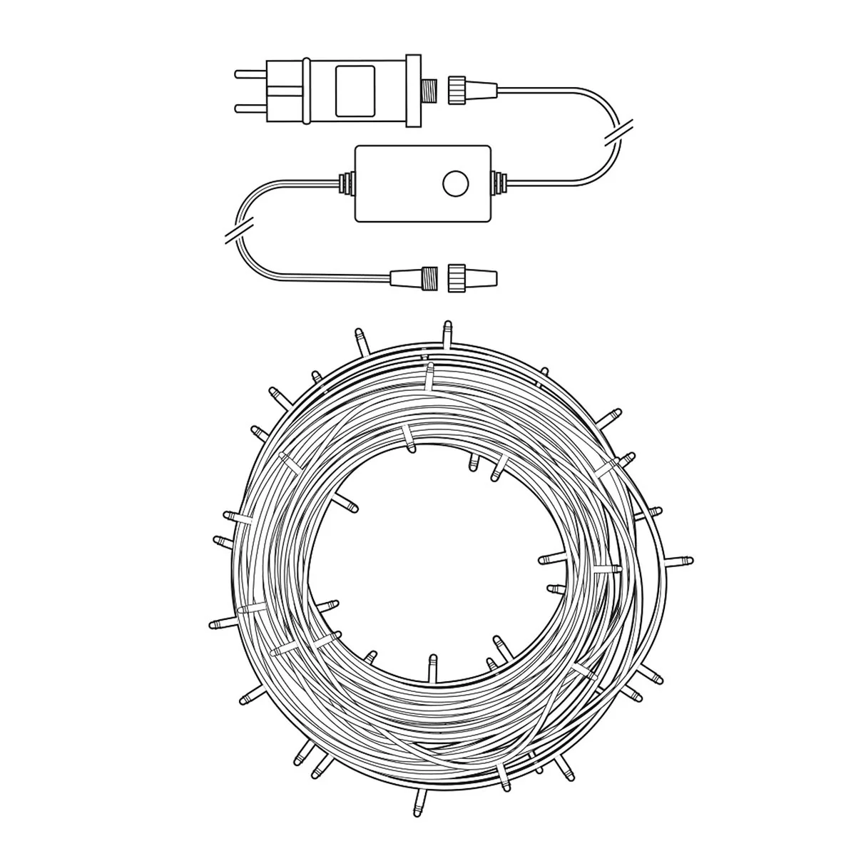 SmartLife-kerstverlichting Koord - Wi-Fi - Warm tot Koel Wit - Image 12