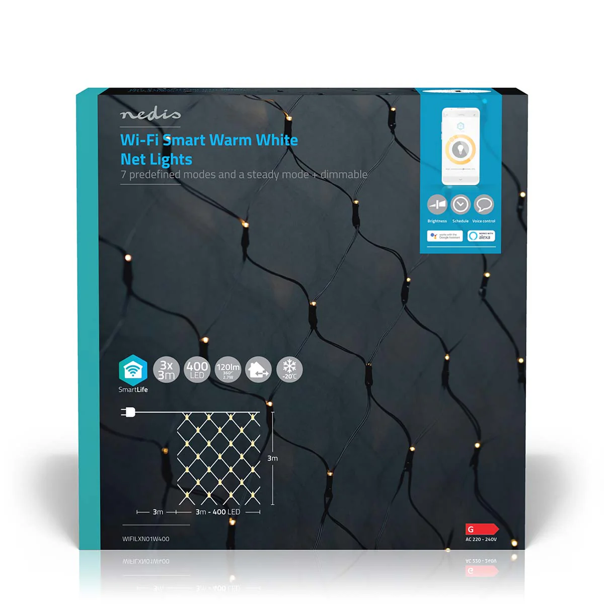 SmartLife-kerstverlichting Net - Wi-Fi - Warm Wit - Image 13