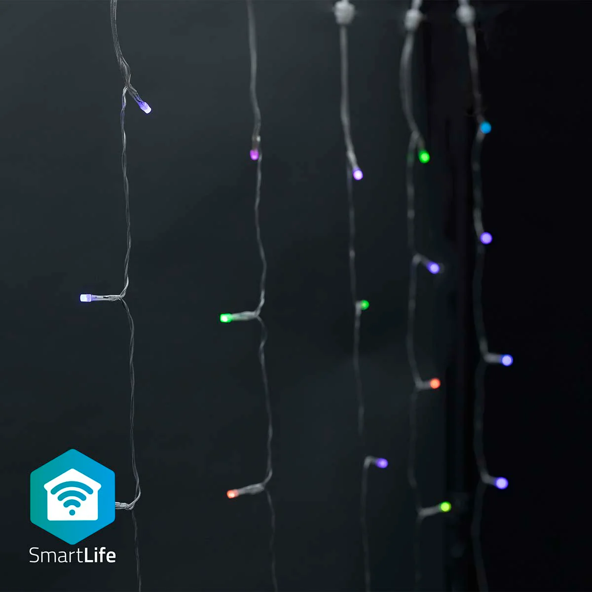 SmartLife-kerstverlichting Gordijn - Wi-Fi - RGB - Image 5