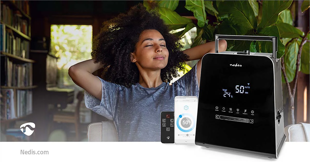 SmartLife Luchtbevochtiger 110W - Met Koele en Warme mist - 5.5l - Image 21