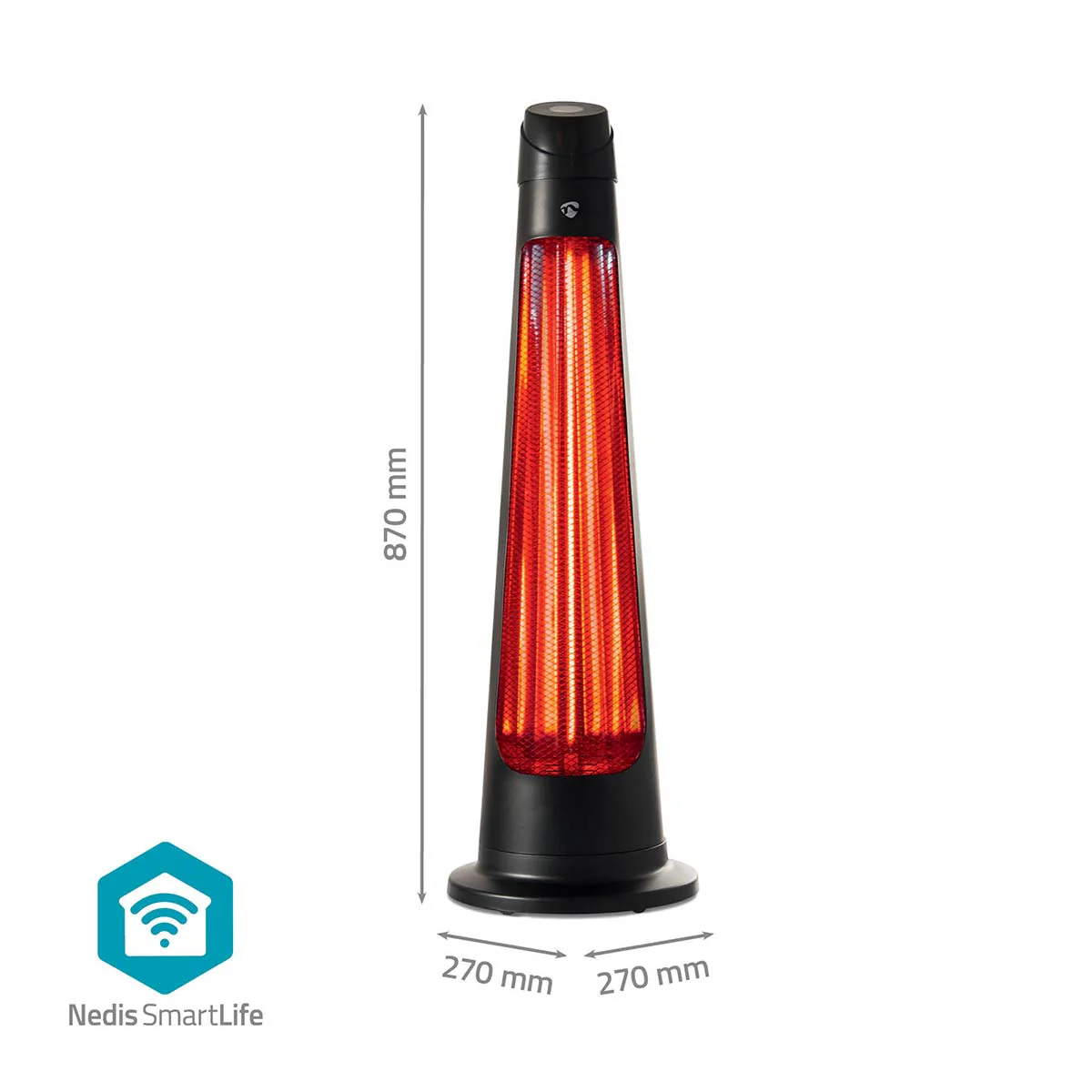 SmartLife Patio Verwarmer Wi-Fi - 1200W - 2 Warmte Standen - Image 10