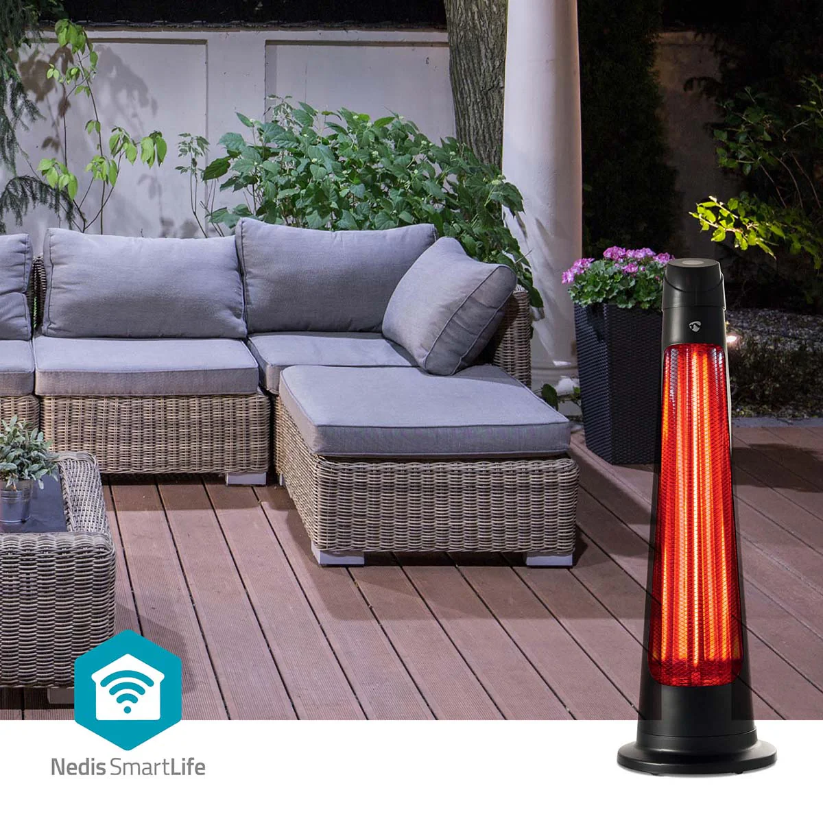 SmartLife Patio Verwarmer Wi-Fi - 1200W - 2 Warmte Standen - Image 11