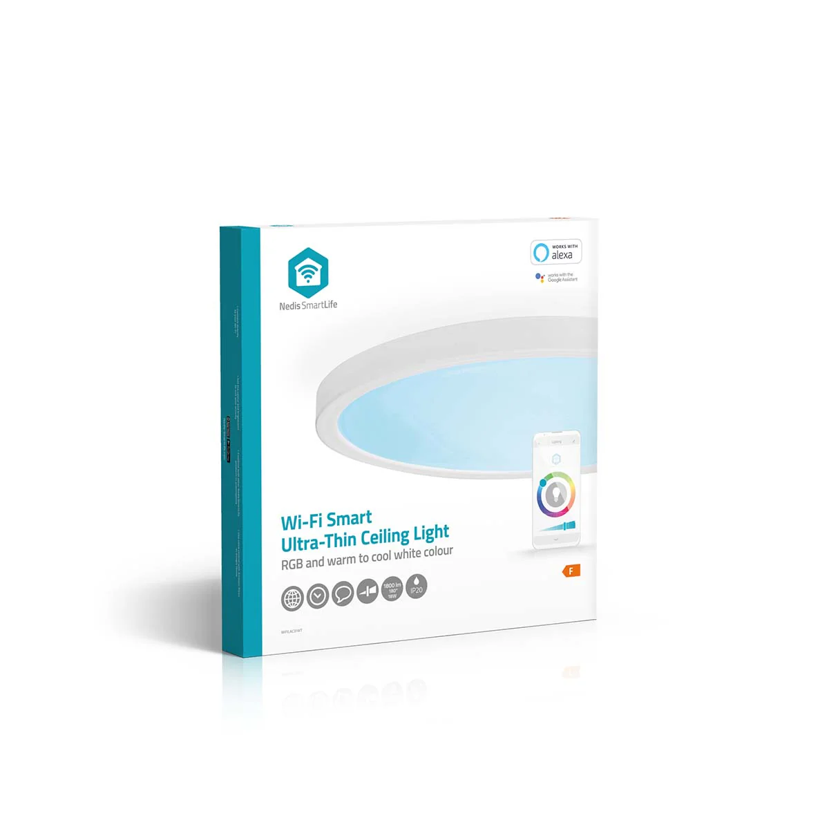 SmartLife Plafondlamp RGB / Warm tot Koel Wit - Rond - Diameter: 290 mm - Image 12