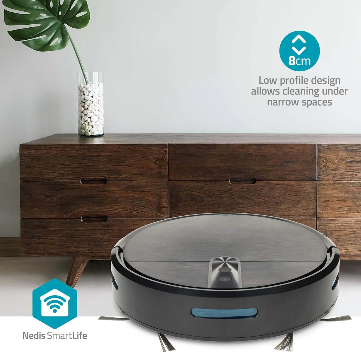 SmartLife Robotstofzuiger Navigatiemethode: Willekeurig - Wi-Fi - Capaciteit opvangreservoir: 0.6l - Image 13