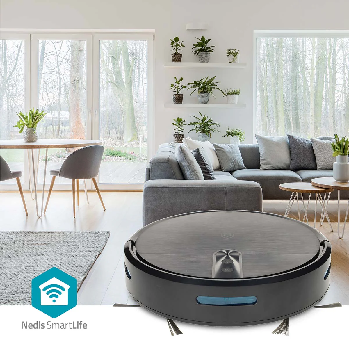SmartLife Robotstofzuiger Navigatiemethode: Willekeurig - Wi-Fi - Capaciteit opvangreservoir: 0.6l - Image 15