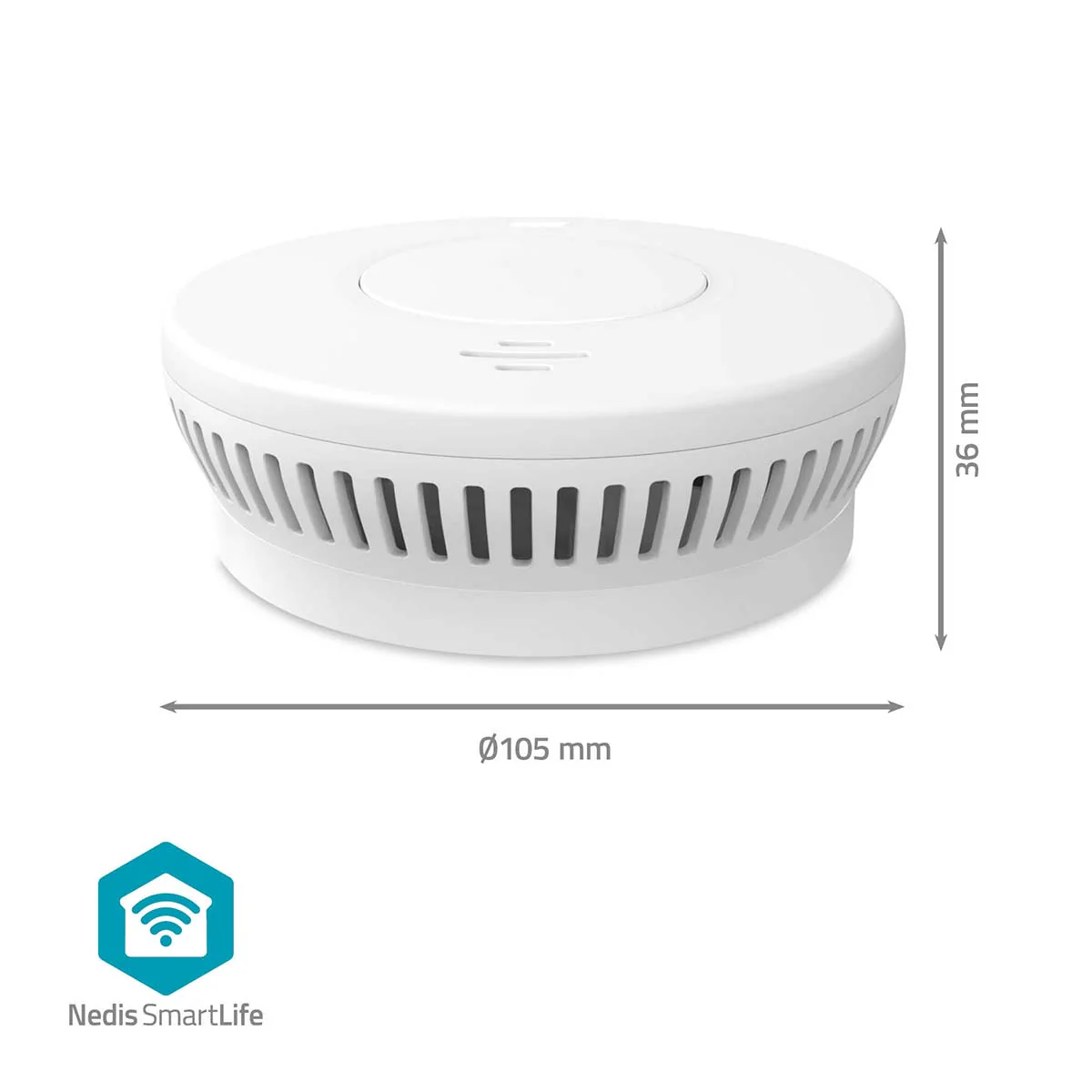 SmartLife Rookmelder Batterij Gevoed - Levenscyclus sensor: 10 Jaar - EN 14604 - Image 11