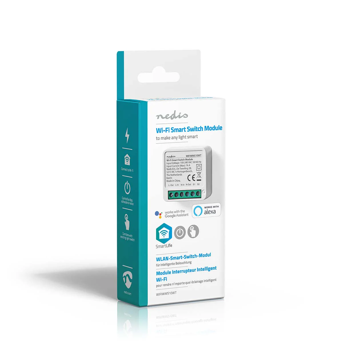 SmartLife inbouwmodule Schakelaar - 3680W - Kroonsteen - Image 11