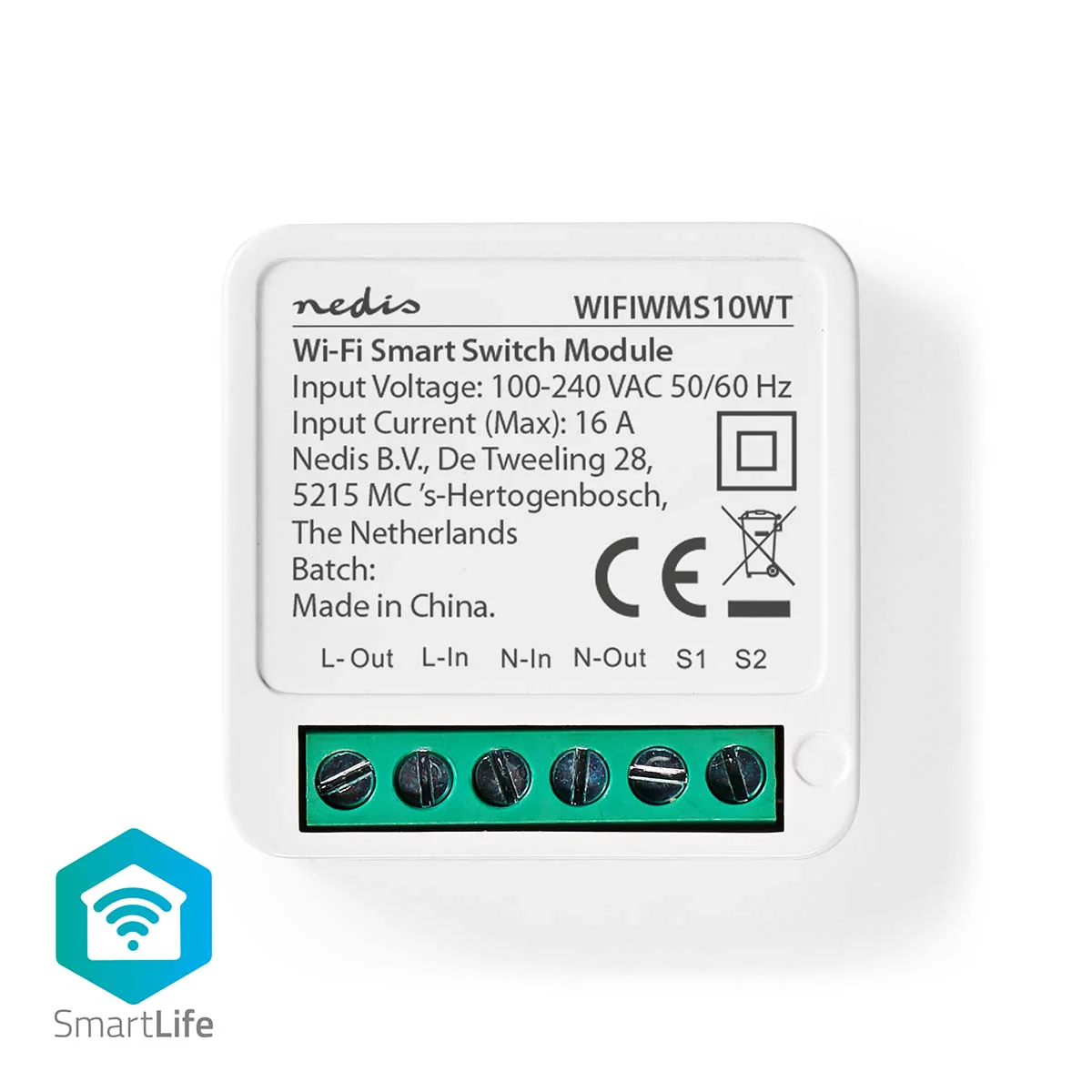 SmartLife inbouwmodule Schakelaar - 3680W - Kroonsteen - Image 6