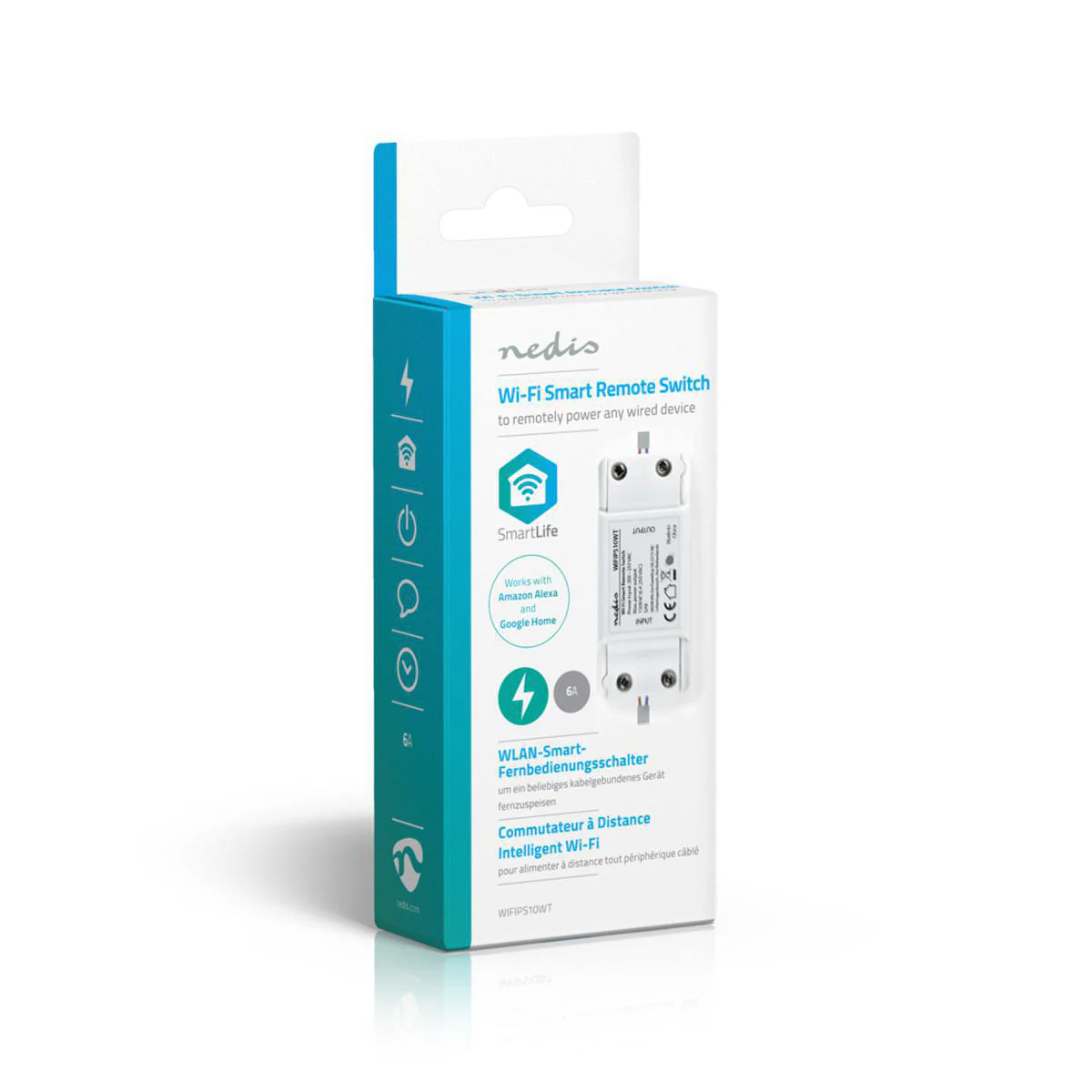 SmartLife inbouwmodule Schakelaar - 2400W - Kroonsteentjes - Image 9