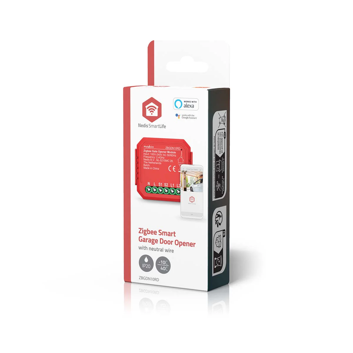 SmartLife inbouwmodule Garagedeur Opener - 2.5W - Kroonsteen - Image 10