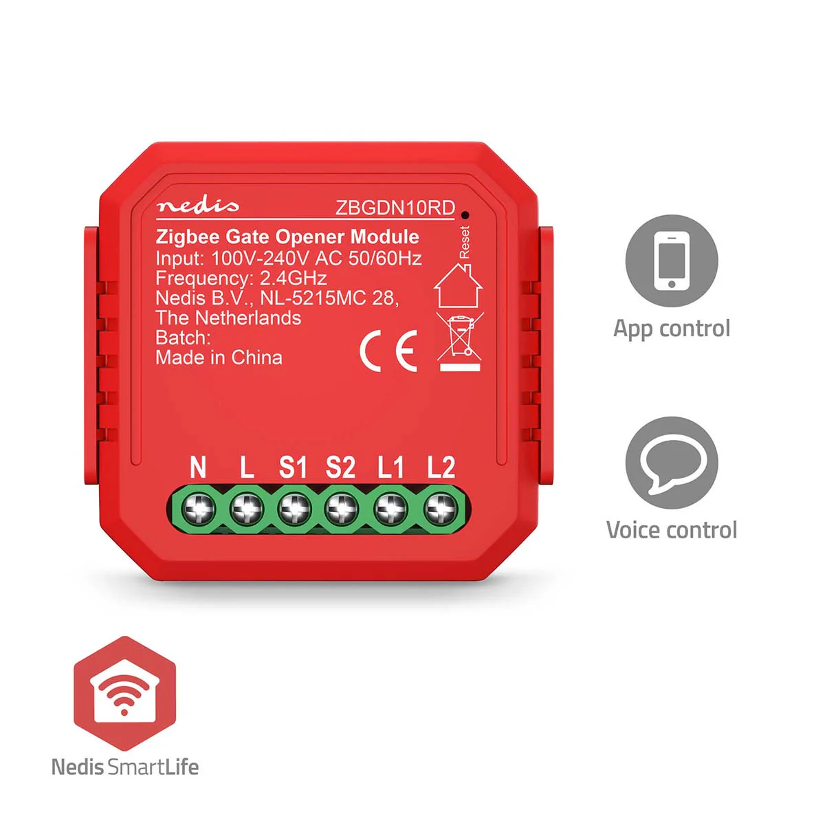 SmartLife inbouwmodule Garagedeur Opener - 2.5W - Kroonsteen - Image 3