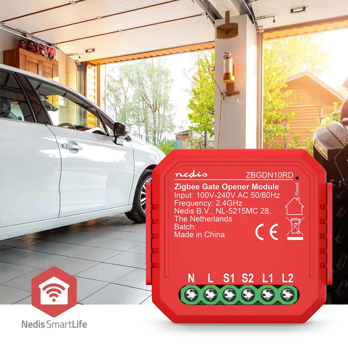 SmartLife inbouwmodule Garagedeur Opener - 2.5W - Kroonsteen - Image 8