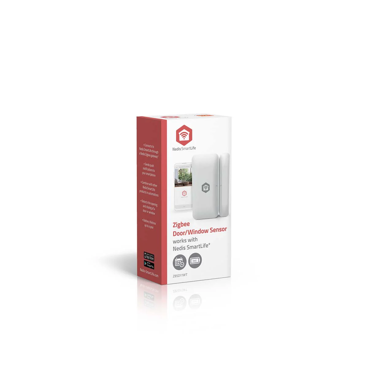 SmartLife Slimme Deur/Raam Sensor Zigbee 3.0 - Batterij Gevoed - Android™ / IOS - Image 13
