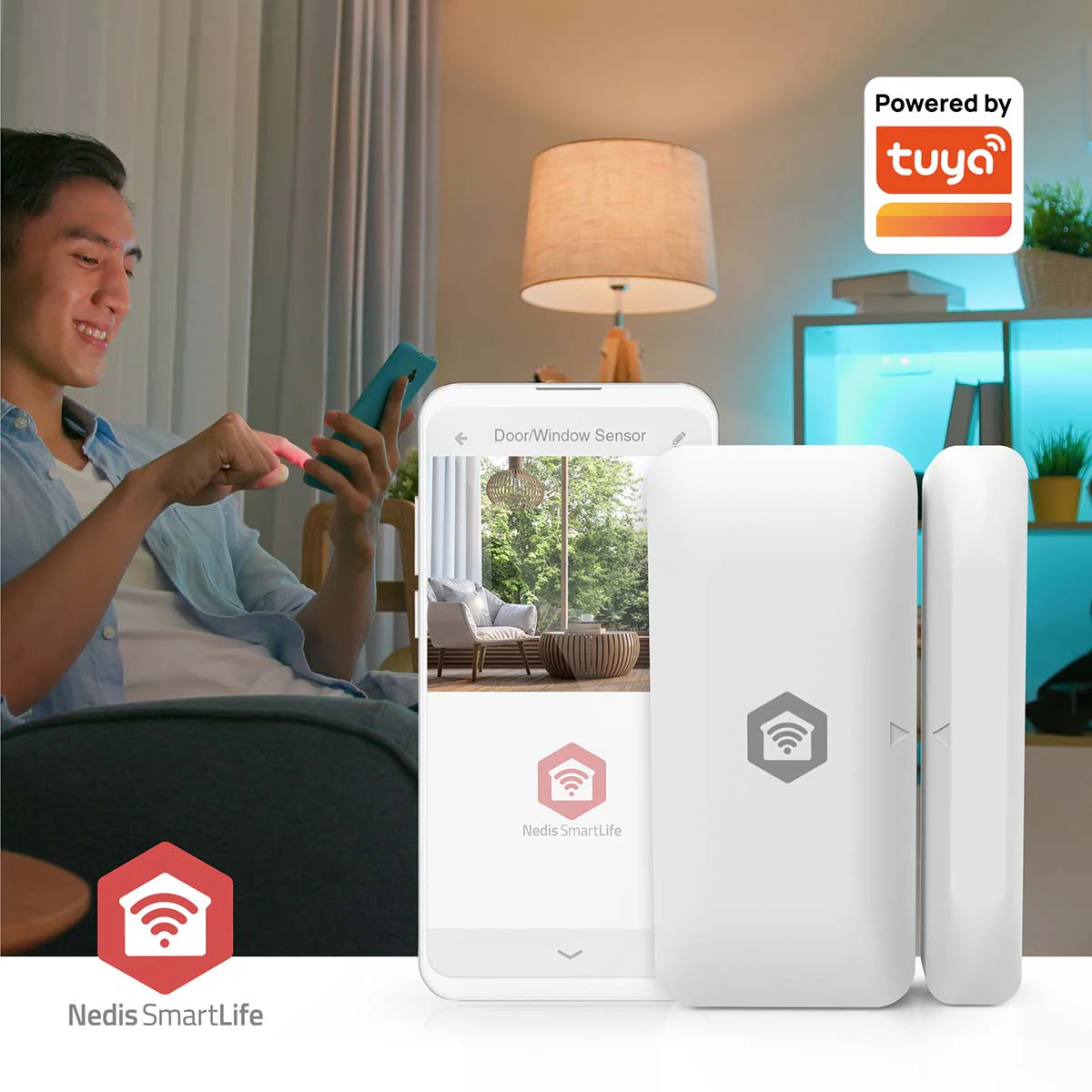 SmartLife Slimme Deur/Raam Sensor Zigbee 3.0 - Batterij Gevoed - Android™ / IOS - Image 6
