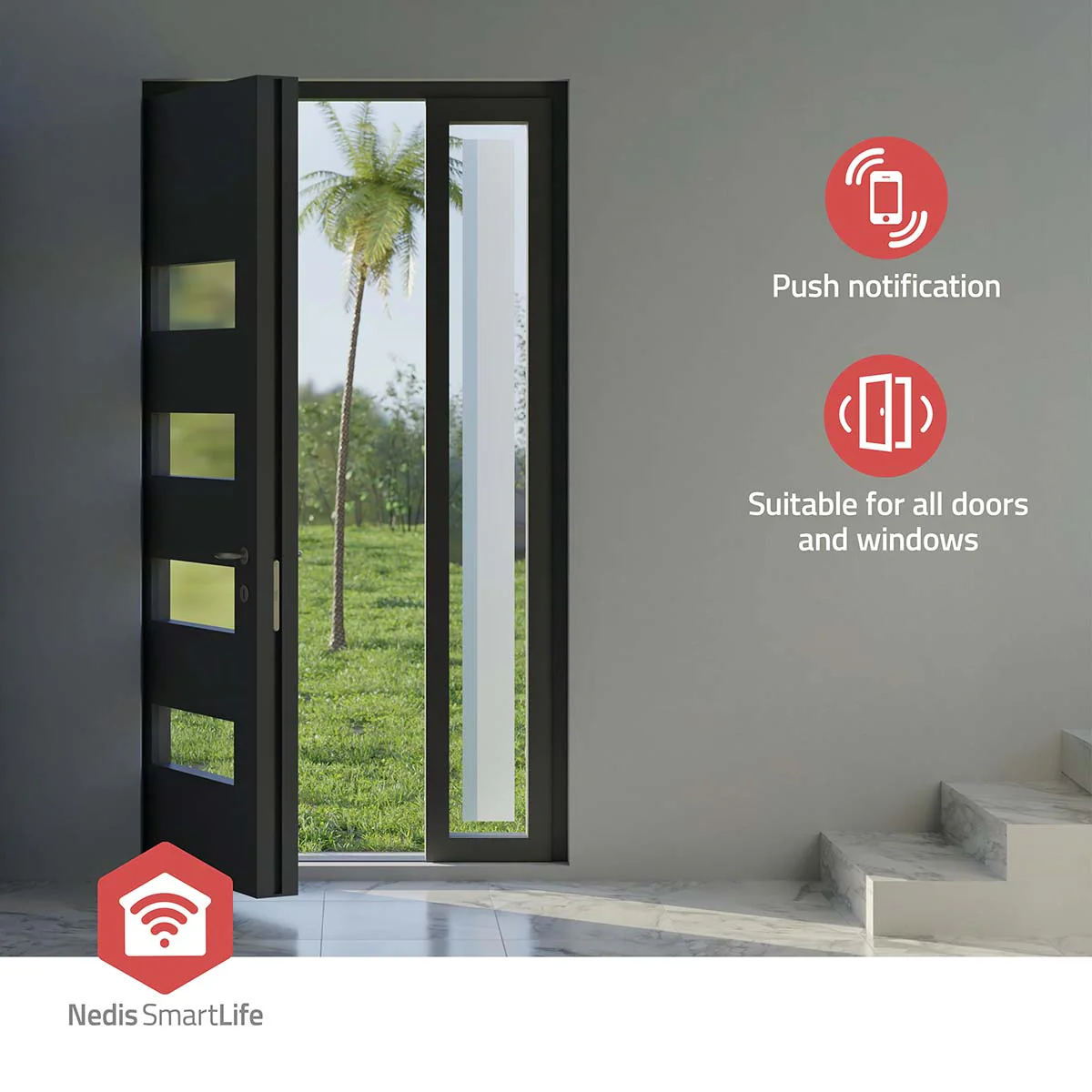 SmartLife Slimme Deur/Raam Sensor Zigbee 3.0 - Batterij Gevoed - Android™ / IOS - Image 7