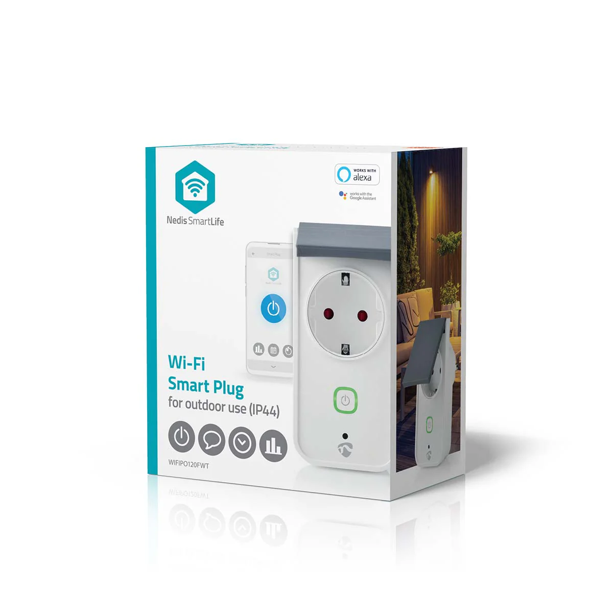 SmartLife Slimme Stekker IP44 - Energiemeter - 3680W - Image 19