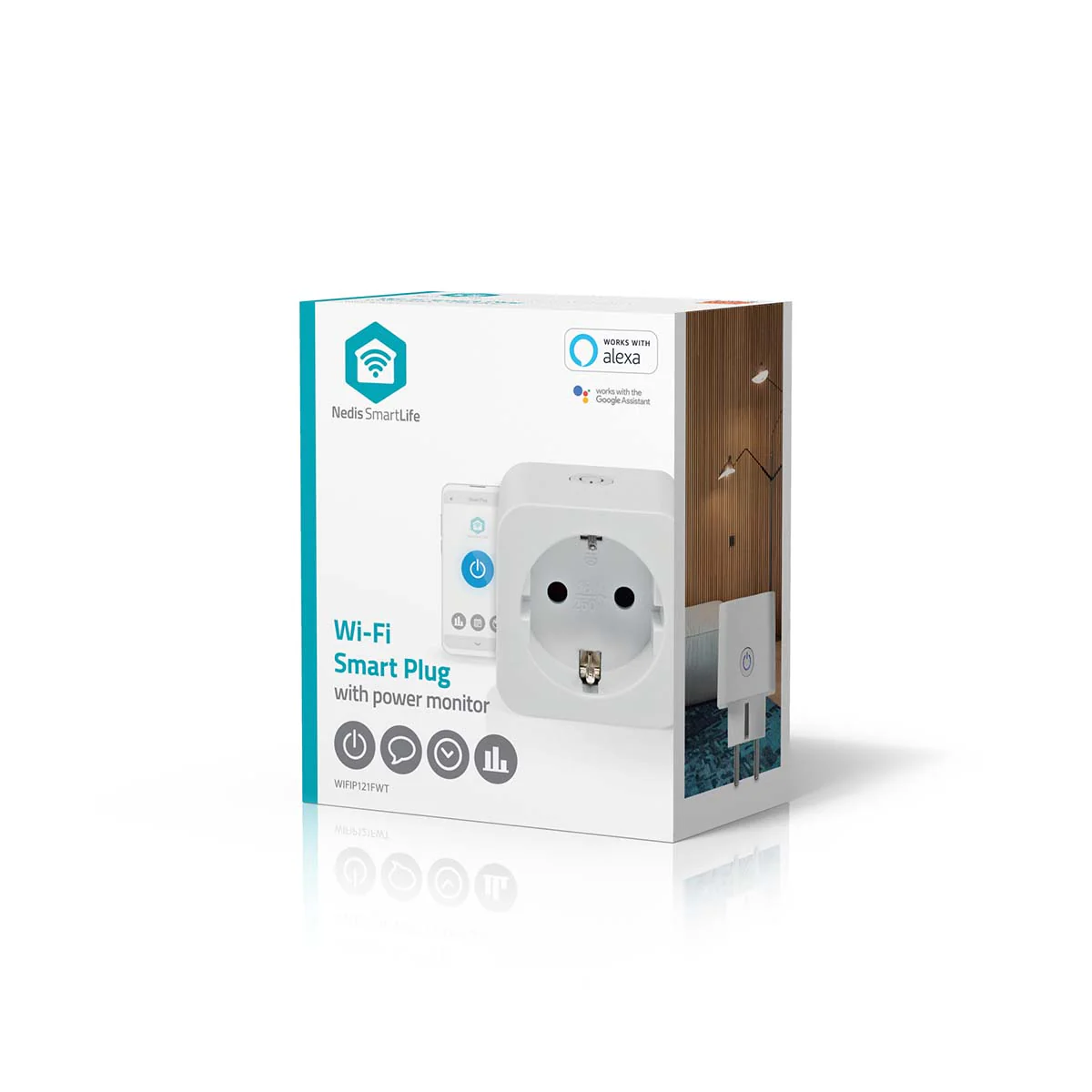 SmartLife Slimme Stekker IP21 - Energiemeter - 3680W - Image 15
