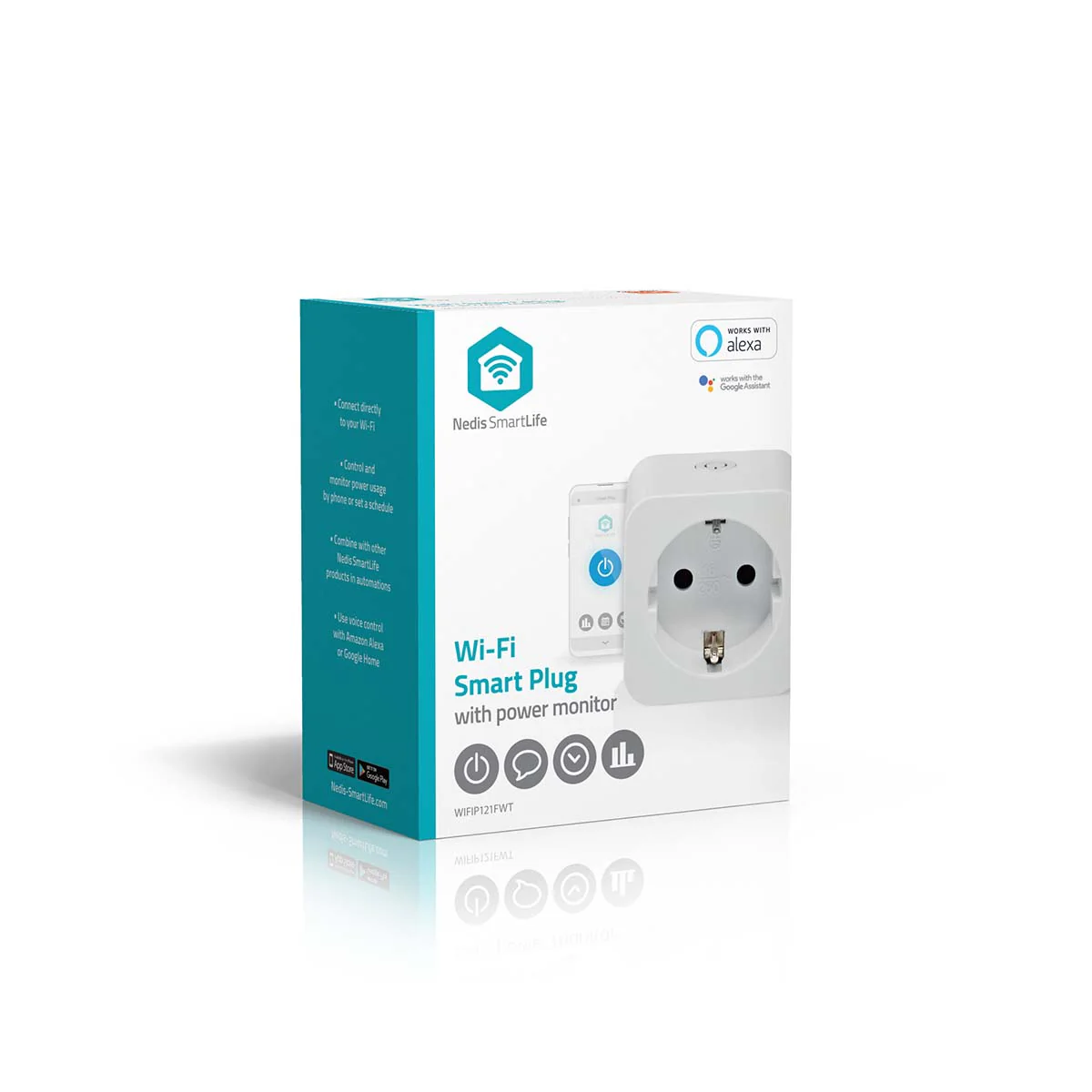 SmartLife Slimme Stekker IP21 - Energiemeter - 3680W - Image 16