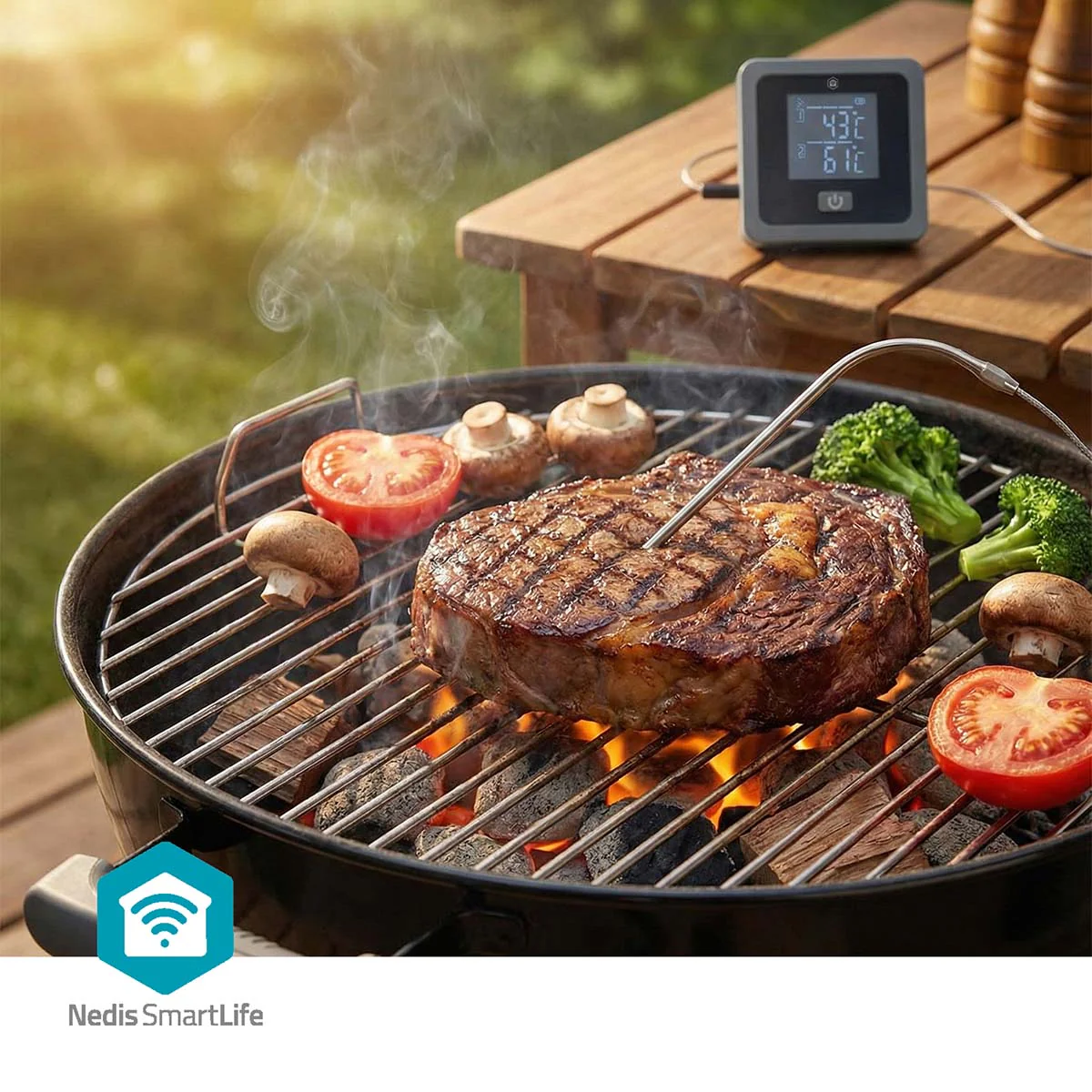 SmartLife vleesthermometer Buzzer / Push melding - Bluetooth® - Timer - Image 9