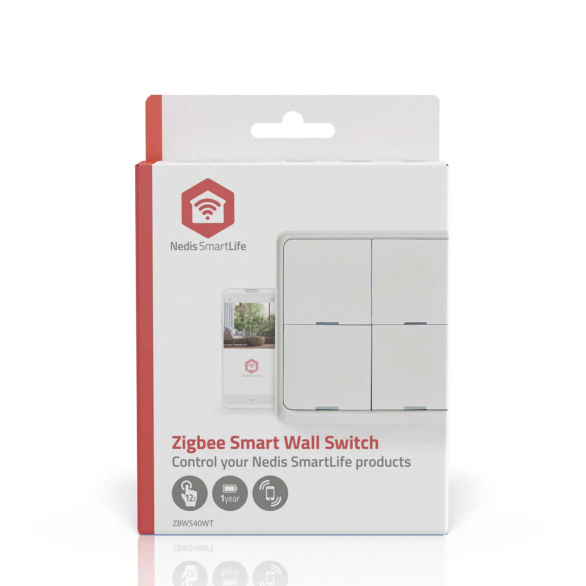 SmartLife Wandschakelaar Muurmontage - Android™ / IOS - Kunststof - Image 12