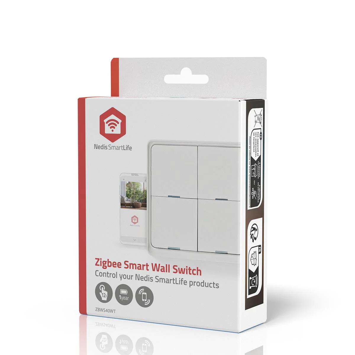 SmartLife Wandschakelaar Muurmontage - Android™ / IOS - Kunststof - Image 13