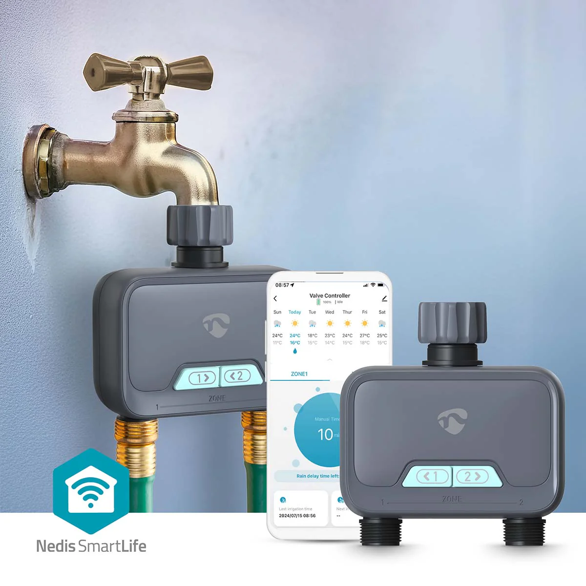 SmartLife Water Control Bluetooth® - Batterij Gevoed - IP54 - Image 12