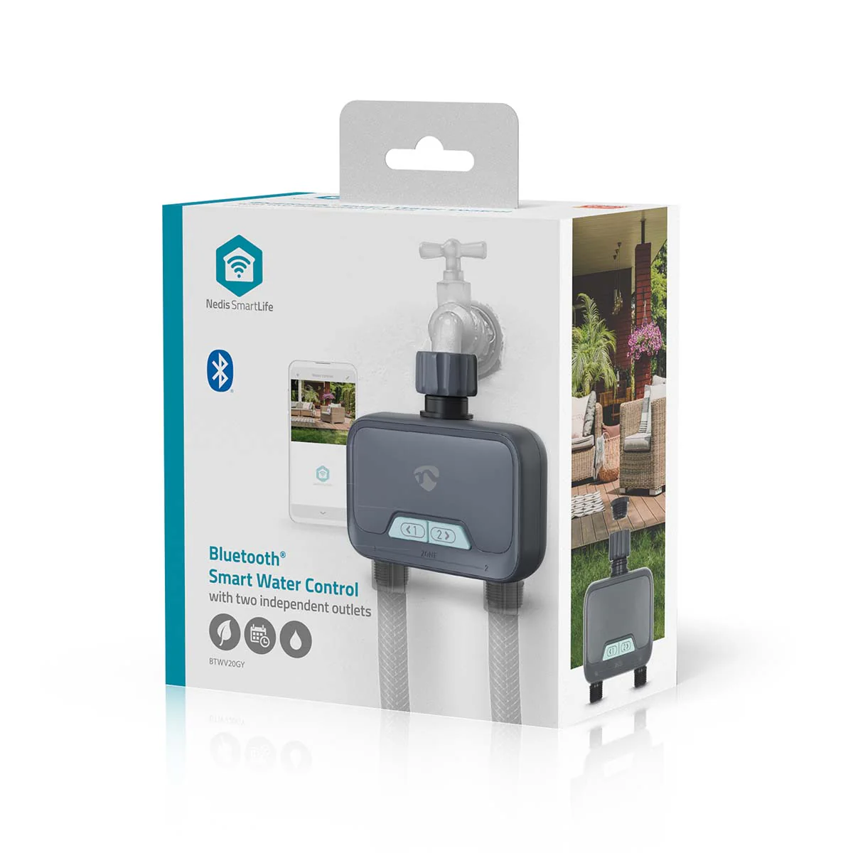 SmartLife Water Control Bluetooth® - Batterij Gevoed - IP54 - Image 14