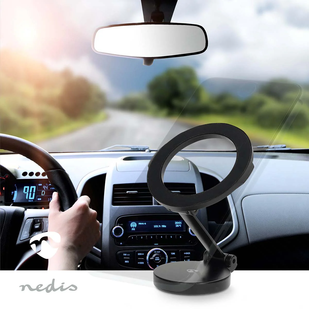 Smartphonehouder Auto Magnetisch - Autoraam en Dashboard - Universeel - Image 9