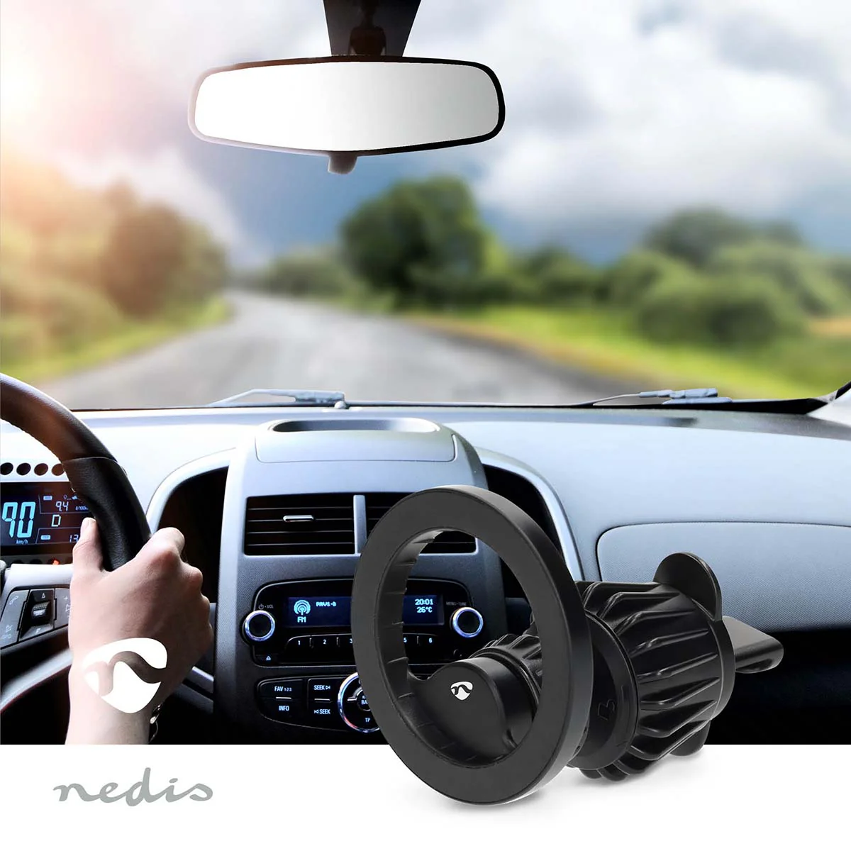Smartphonehouder Auto Magnetisch - Luchtventilatie in de auto - Universeel - Image 8