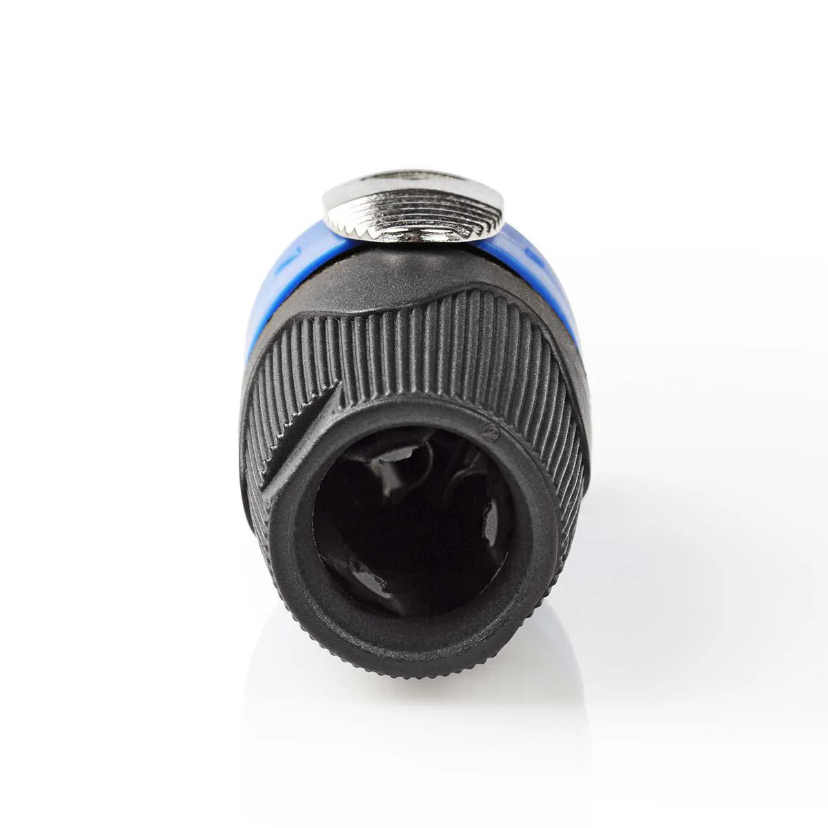 Speaker-Connector Recht - Male - Vernikkeld - Image 3