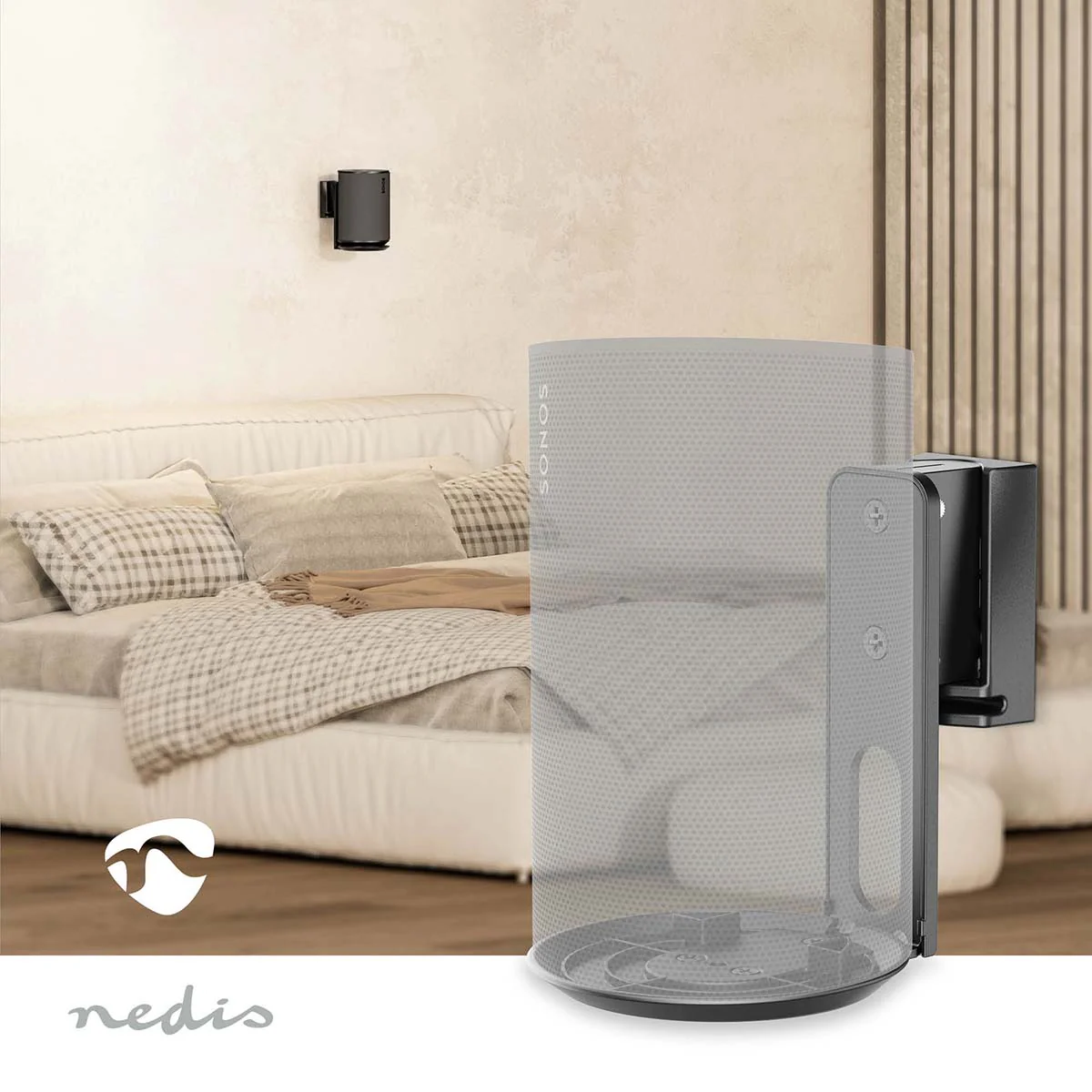 Speakerbeugel Geschikt voor: Sonos® Era100 - Wand - 3 kg - Image 7
