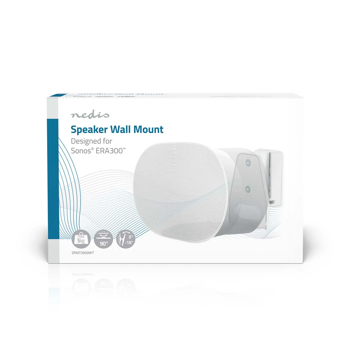 Speakerbeugel Geschikt voor: Sonos® Era300 - Wand - 5 kg - Image 13