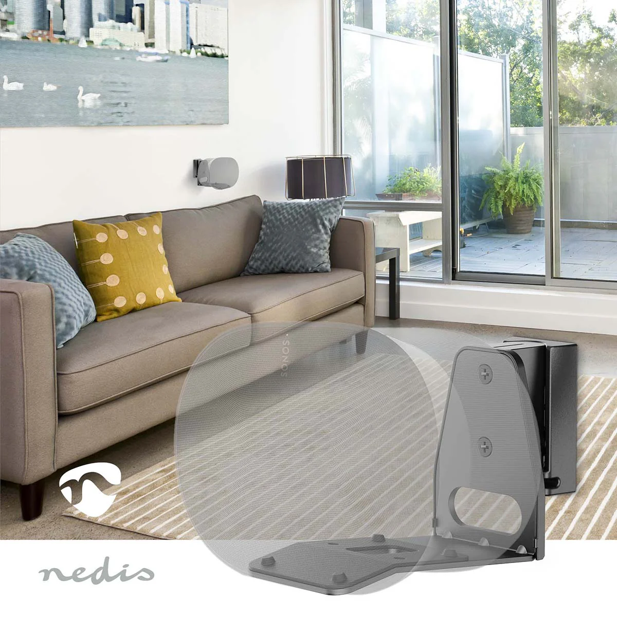 Speakerbeugel Geschikt voor: Sonos® Era300 - Wand - 5 kg - Image 7