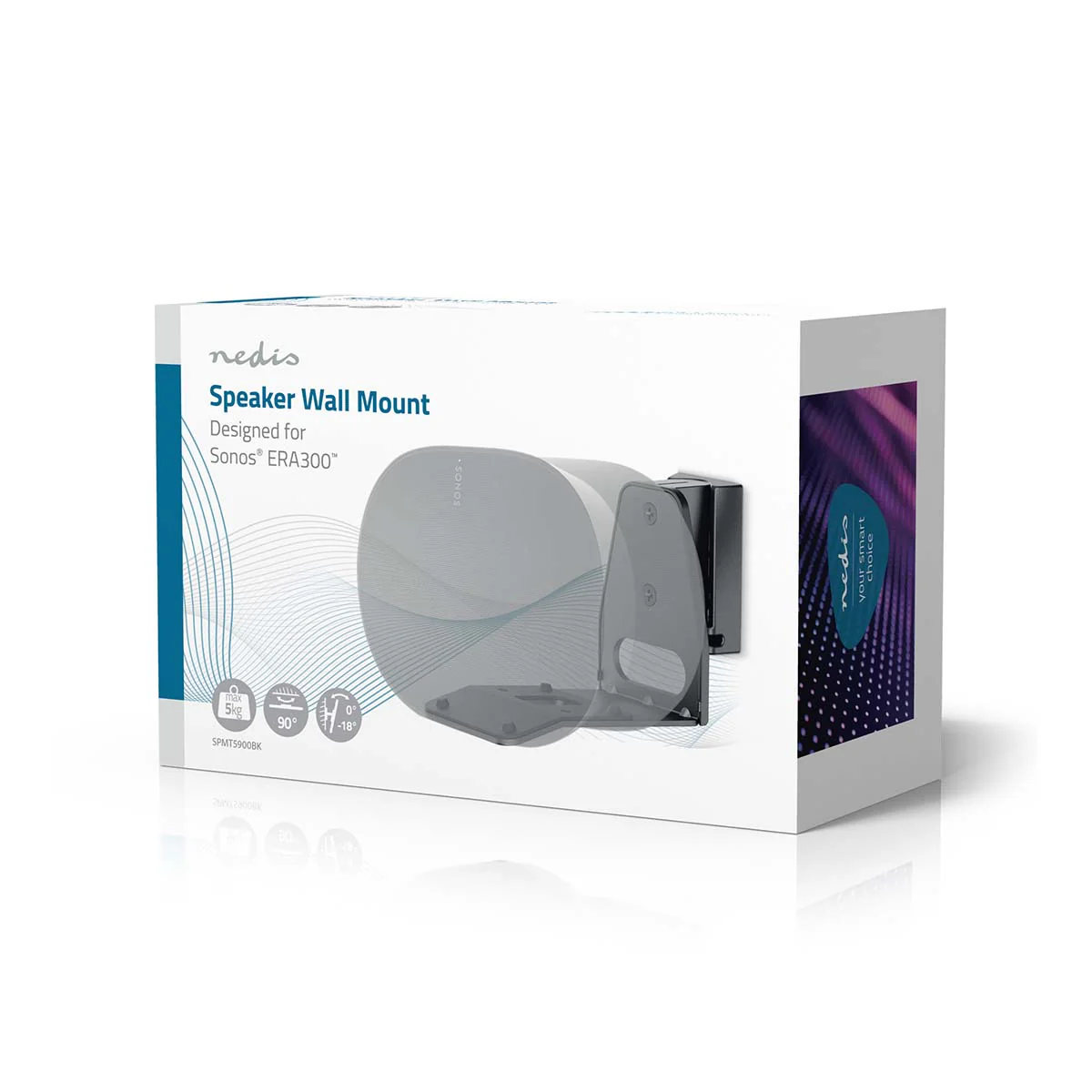 Speakerbeugel Geschikt voor: Sonos® Era300 - Wand - 5 kg - Image 9