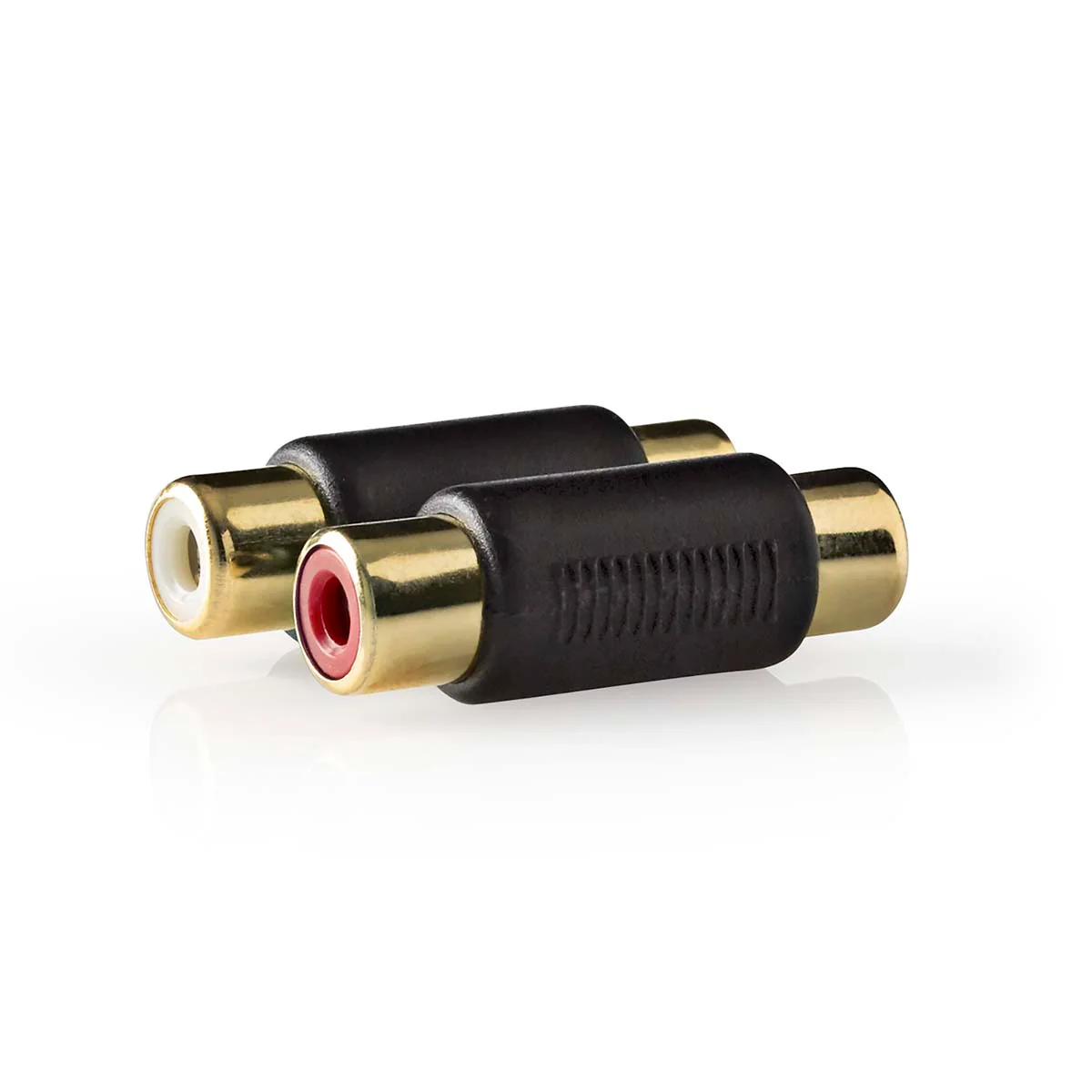 Stereo-Audioadapter 2x RCA Female - 2x RCA Female - Verguld - Image 3