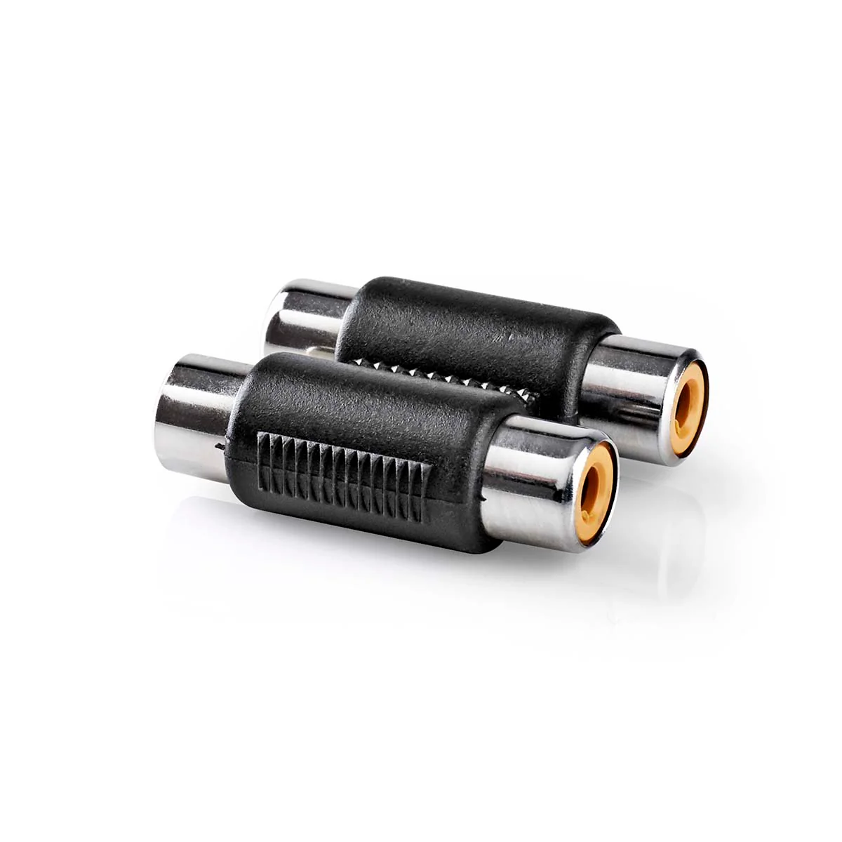 Stereo-Audioadapter 2x RCA Female - 2x RCA Female - Vernikkeld - Image 3