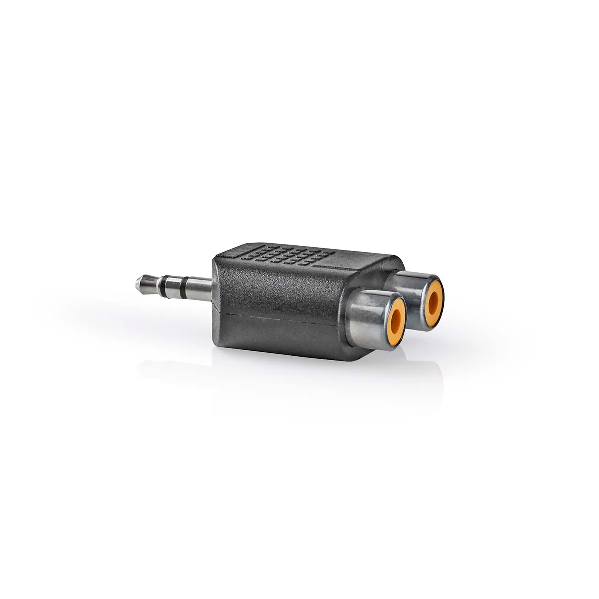 Stereo-Audioadapter 3,5 mm Male - 2x RCA Female - Vernikkeld - Image 3