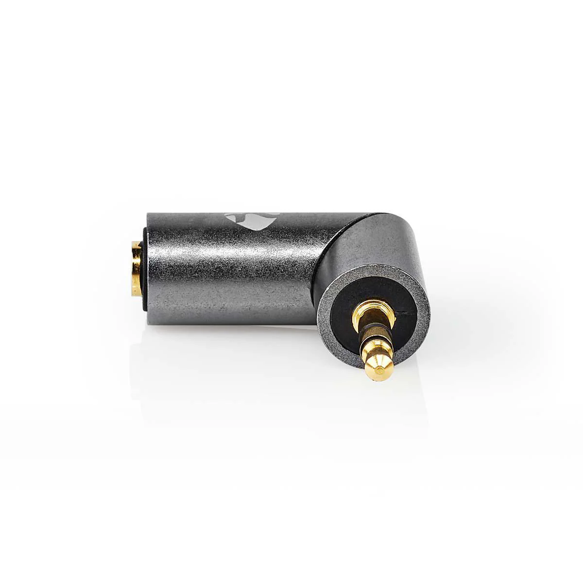 Stereo-Audioadapter 3,5 mm Male - 3,5 mm Female - Verguld - Image 3