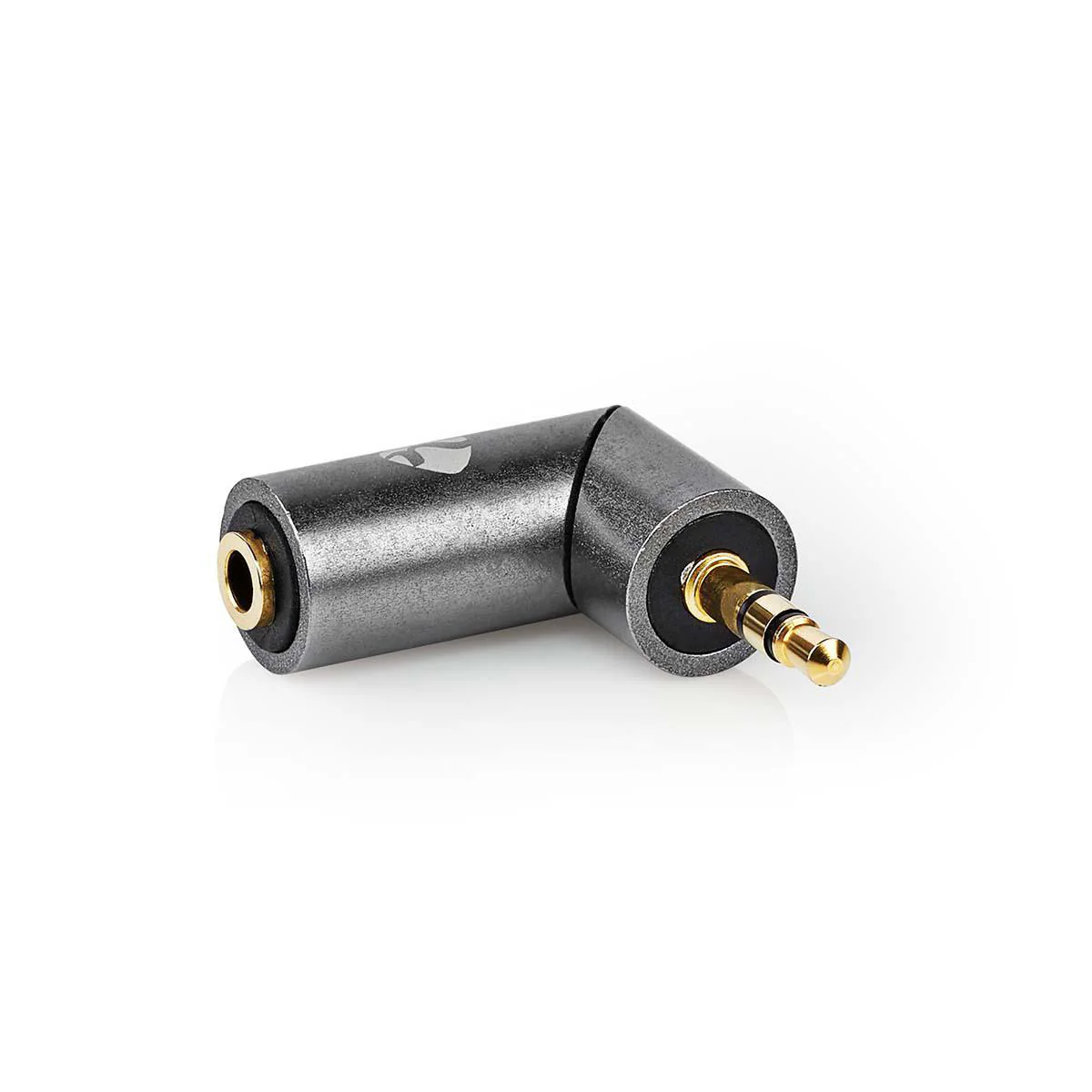 Stereo-Audioadapter 3,5 mm Male - 3,5 mm Female - Verguld - Image 7