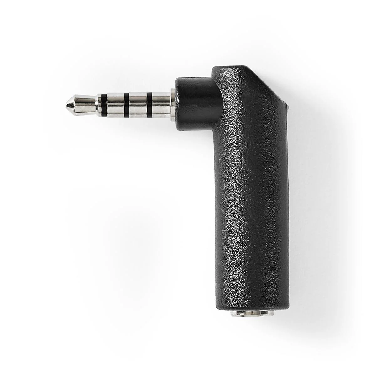 Stereo-Audioadapter 3,5 mm Male - 3,5 mm Female - Vernikkeld