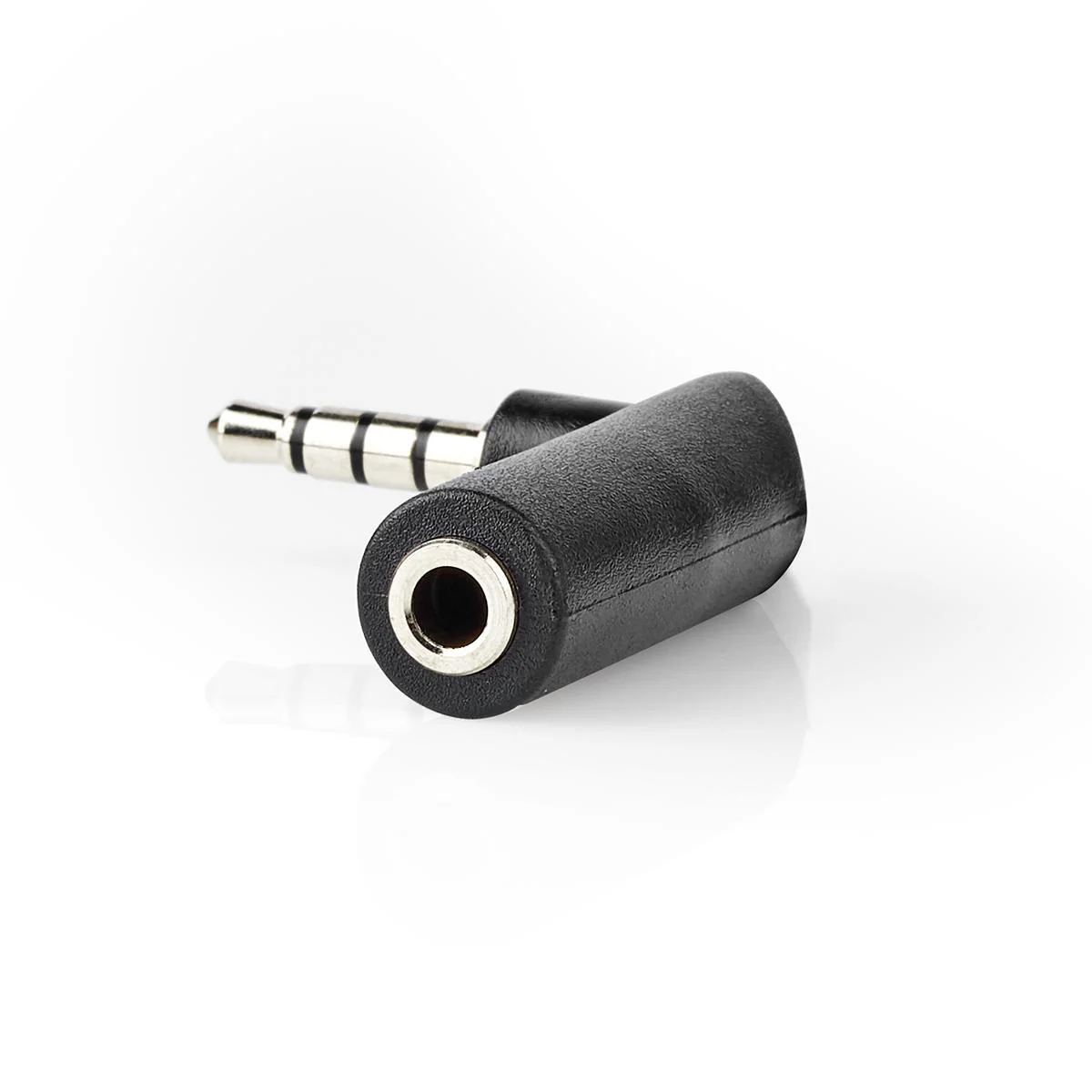Stereo-Audioadapter 3,5 mm Male - 3,5 mm Female - Vernikkeld - Image 5
