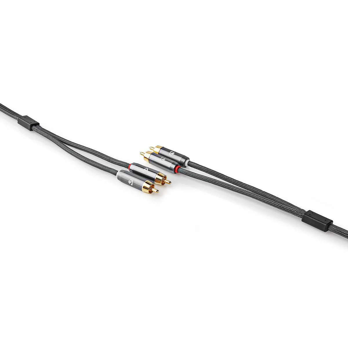 Stereo-Audiokabel 2x RCA Male - 2x RCA Male - Verguld - Image 5