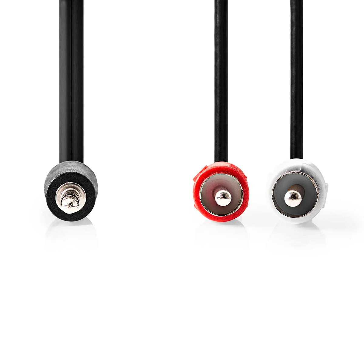 Stereo-Audiokabel 3,5 mm Male - 2x RCA Male - Vernikkeld - Image 2