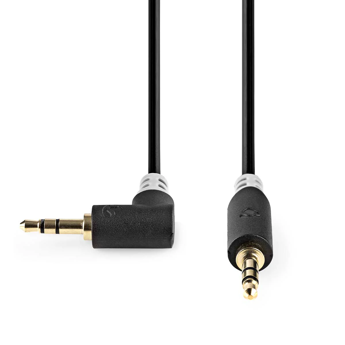 Stereo-Audiokabel 3,5 mm Male - 3,5 mm Male - Verguld - Image 2