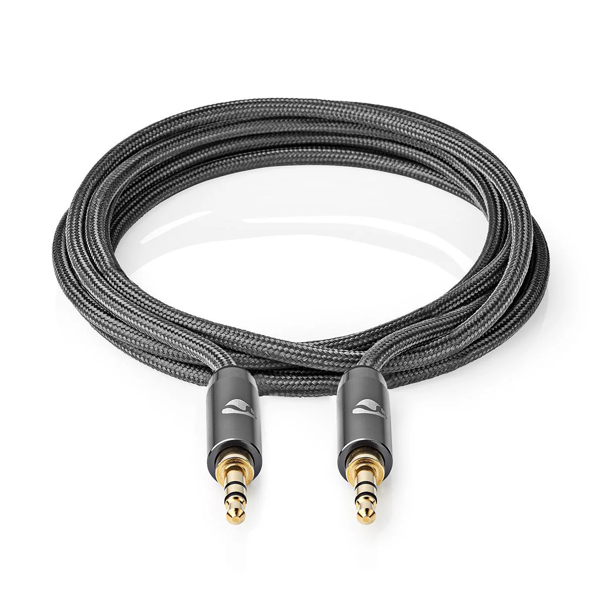 Stereo-Audiokabel 3,5 mm Male - 3,5 mm Male - Verguld - Image 3