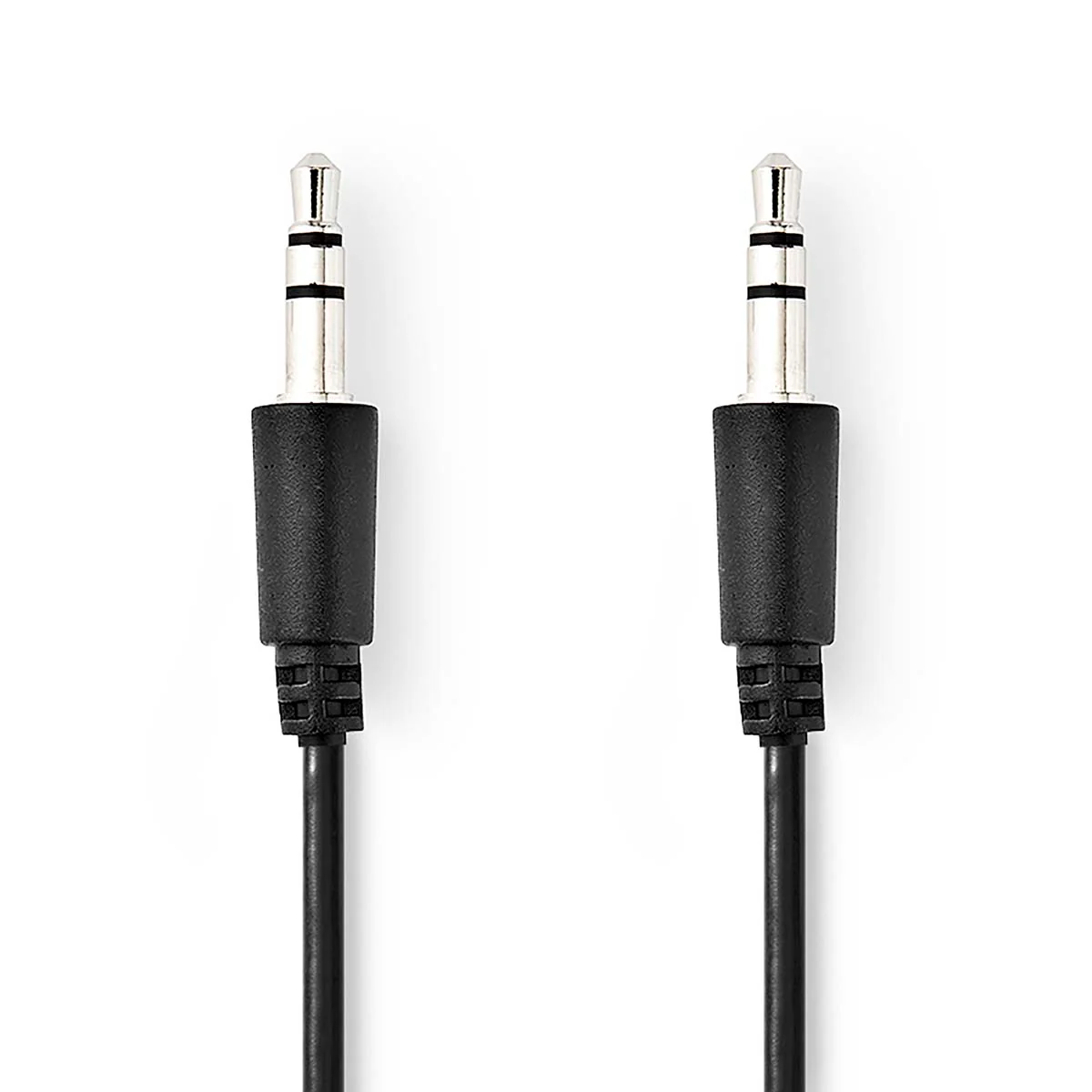 Stereo-Audiokabel 3,5 mm Male - 3,5 mm Male - Vernikkeld