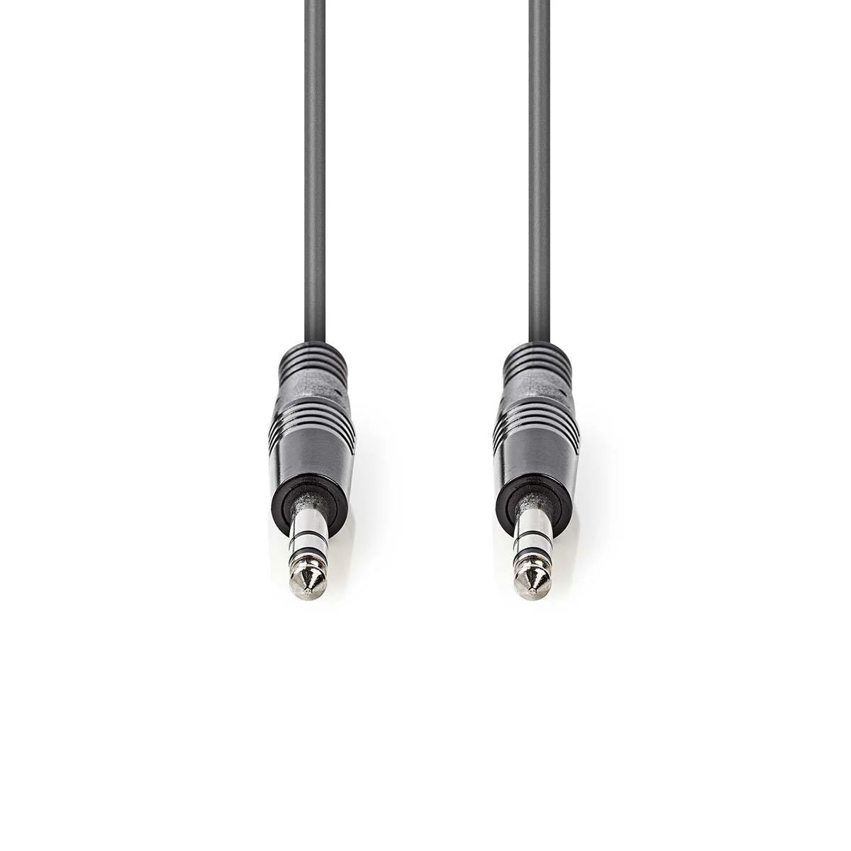 Stereo-Audiokabel 6,35 mm Male - 6,35 mm Male - Vernikkeld - Image 2