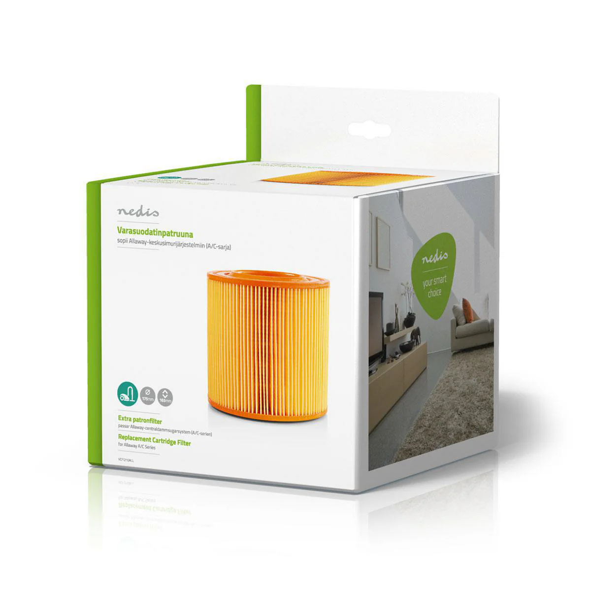 Stofzuiger Cartridge-Filter Vervanging voor: Allaway - A/C-Series - Motorfilter - Image 4