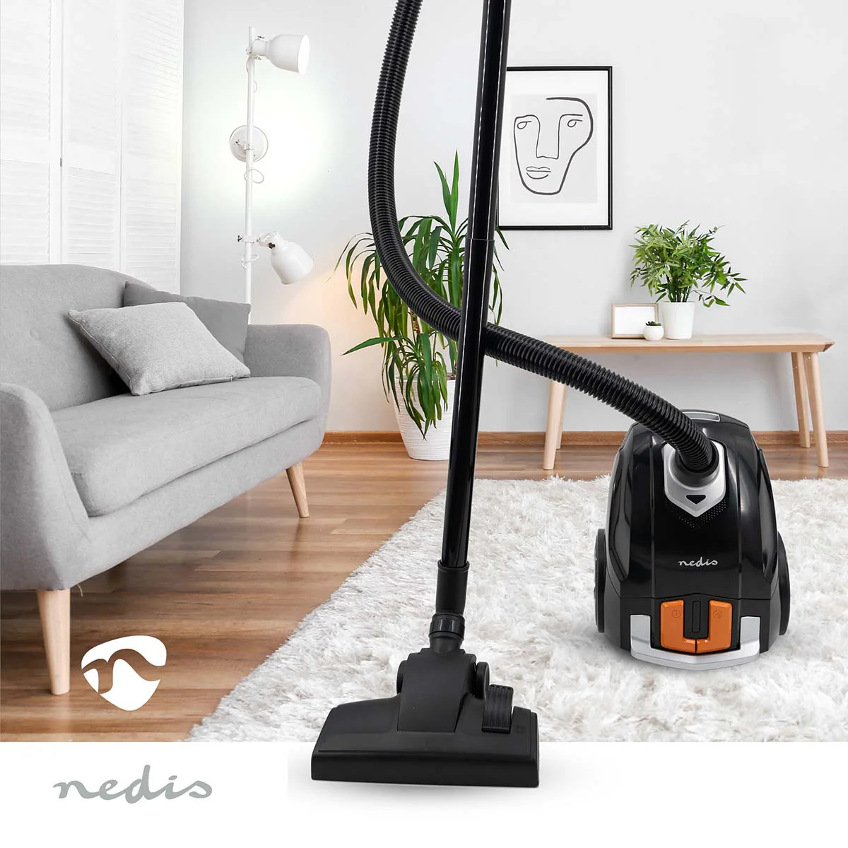 Stofzuiger Met Zak - 700W - Stof capaciteit: 2.0l - Image 6